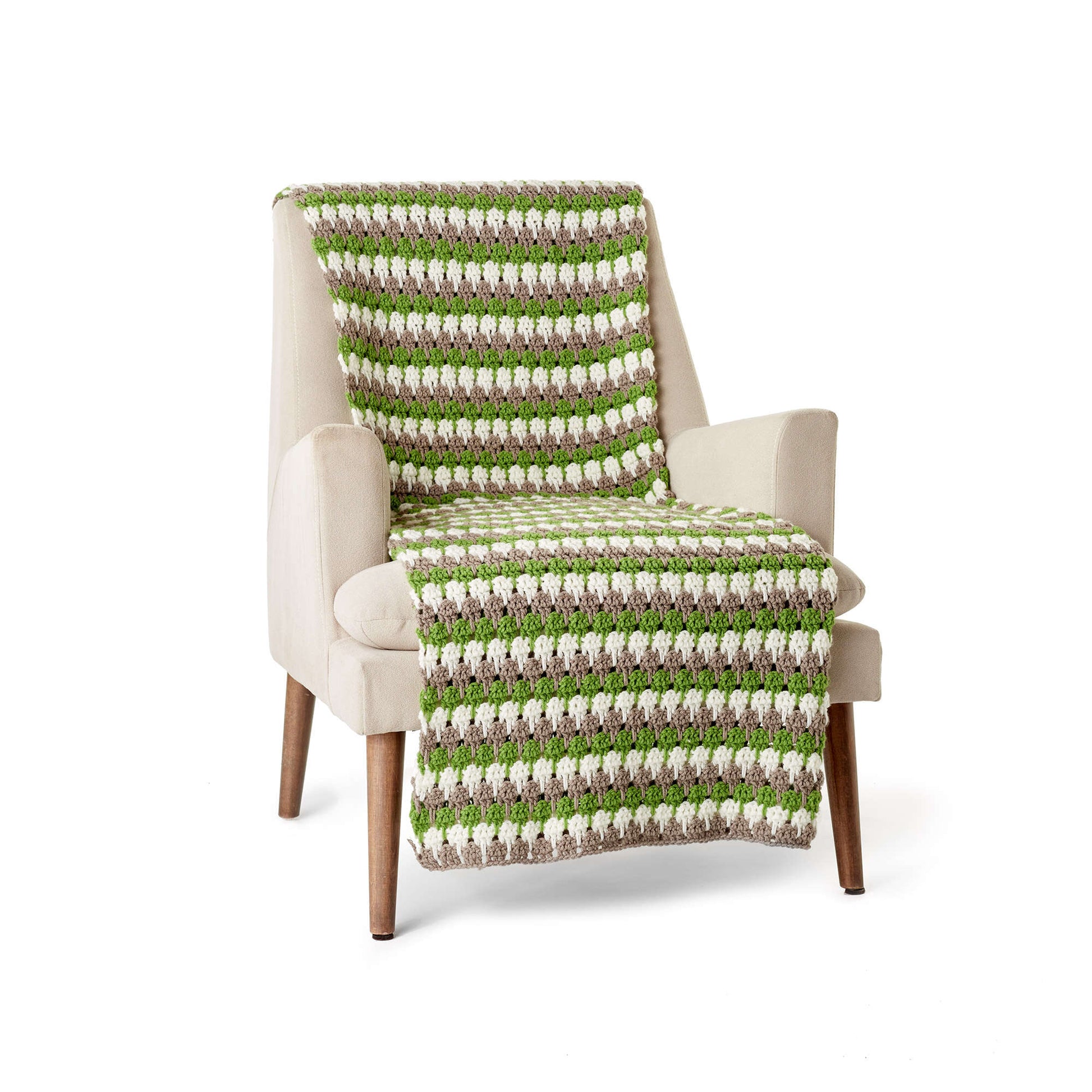 Caron Crochet Larksfoot Afghan Yarnspirations