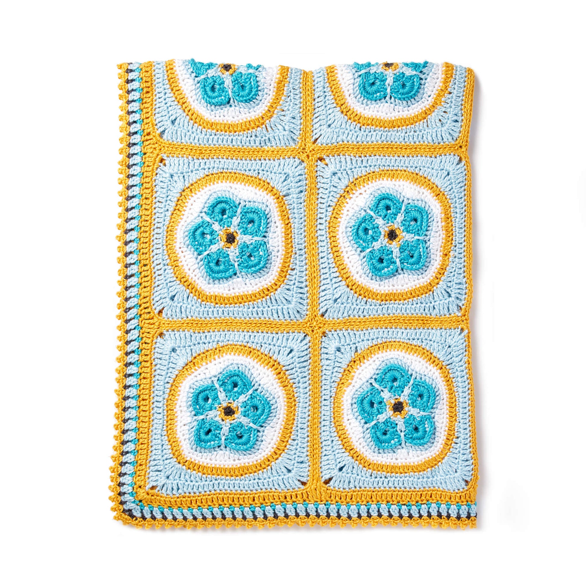 Free Caron Forget Me Knot Crochet Afghan Pattern