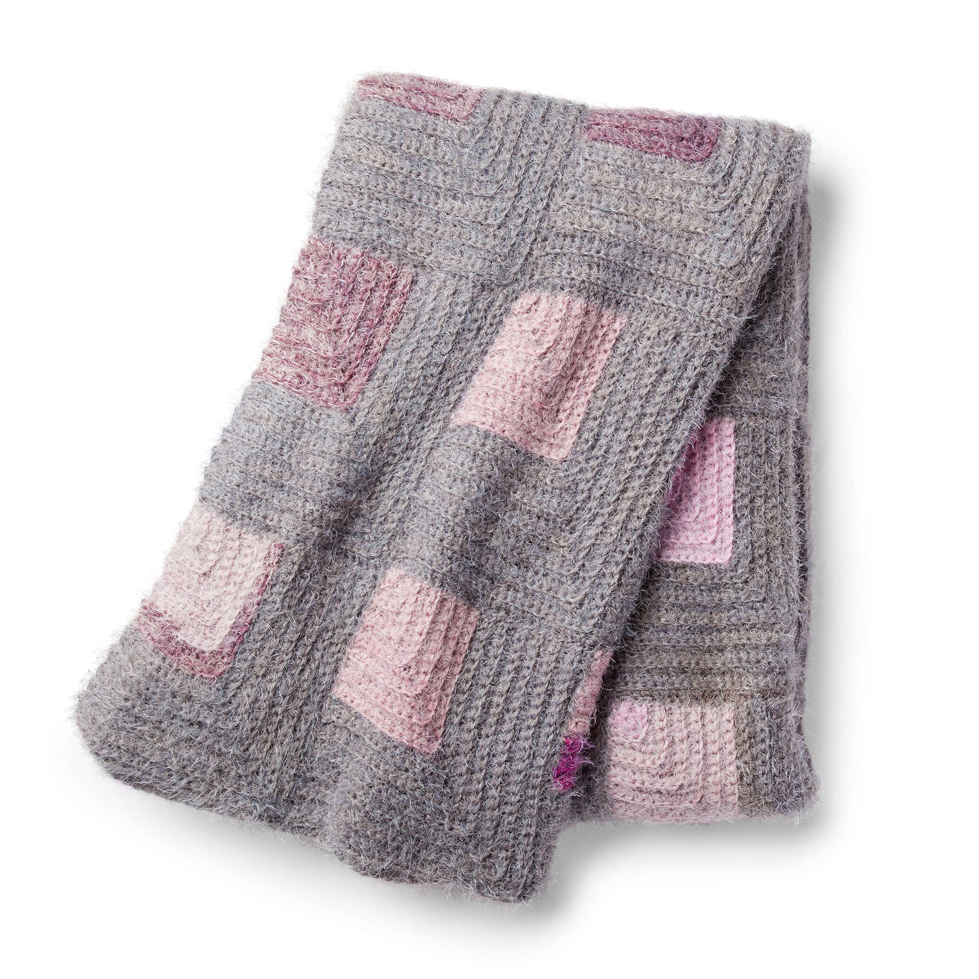 Free Caron Square Up Crochet Blanket Pattern
