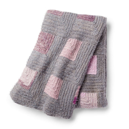 Caron Square Up Crochet Blanket Single Size