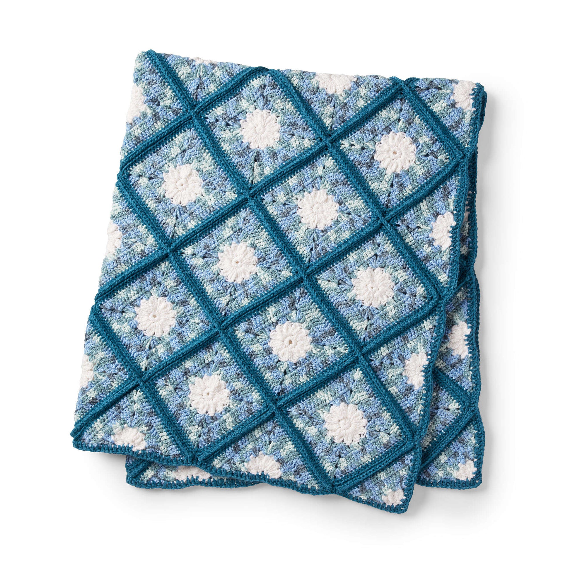 Free Caron Garden Lattice Crochet Afghan Pattern