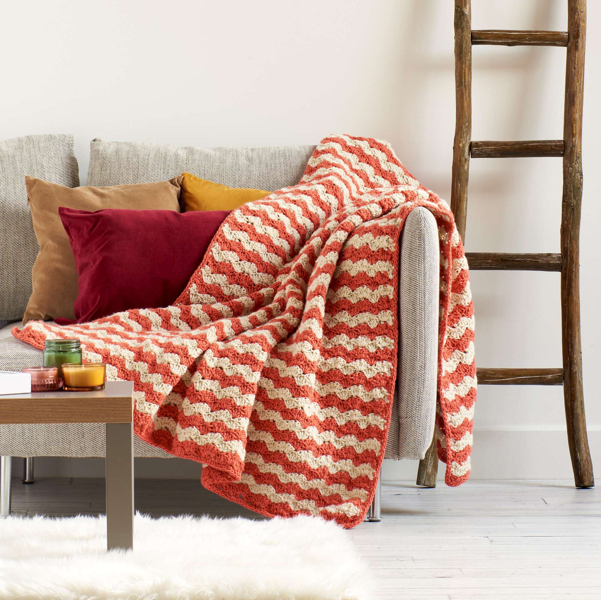 Crochet Blanket made in Caron One Pound yarn