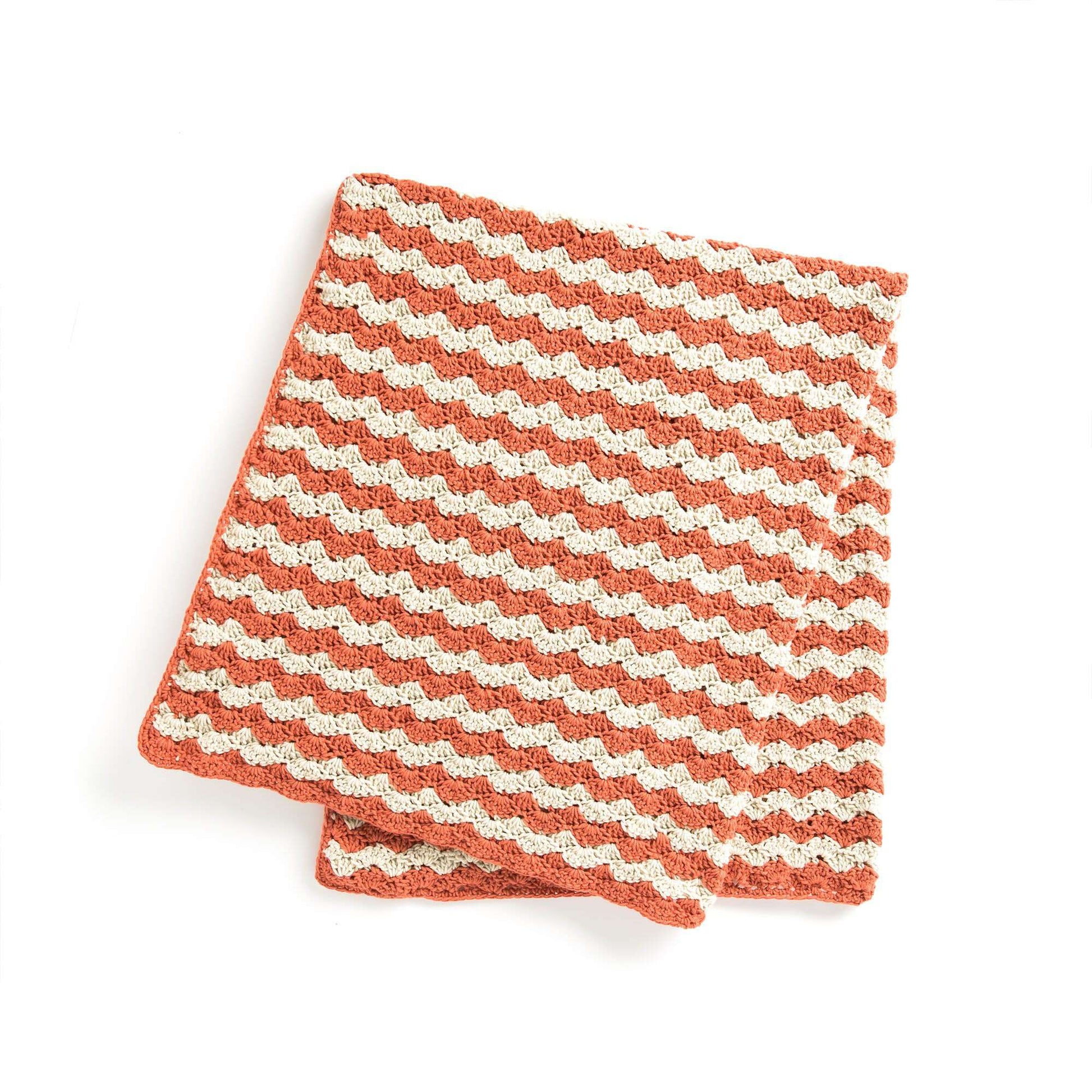 Free Caron Satisfying Shell Stitch Crochet Blanket Pattern