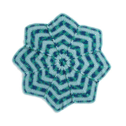 Caron Crochet Big Bloom Theory Blanket Single Size