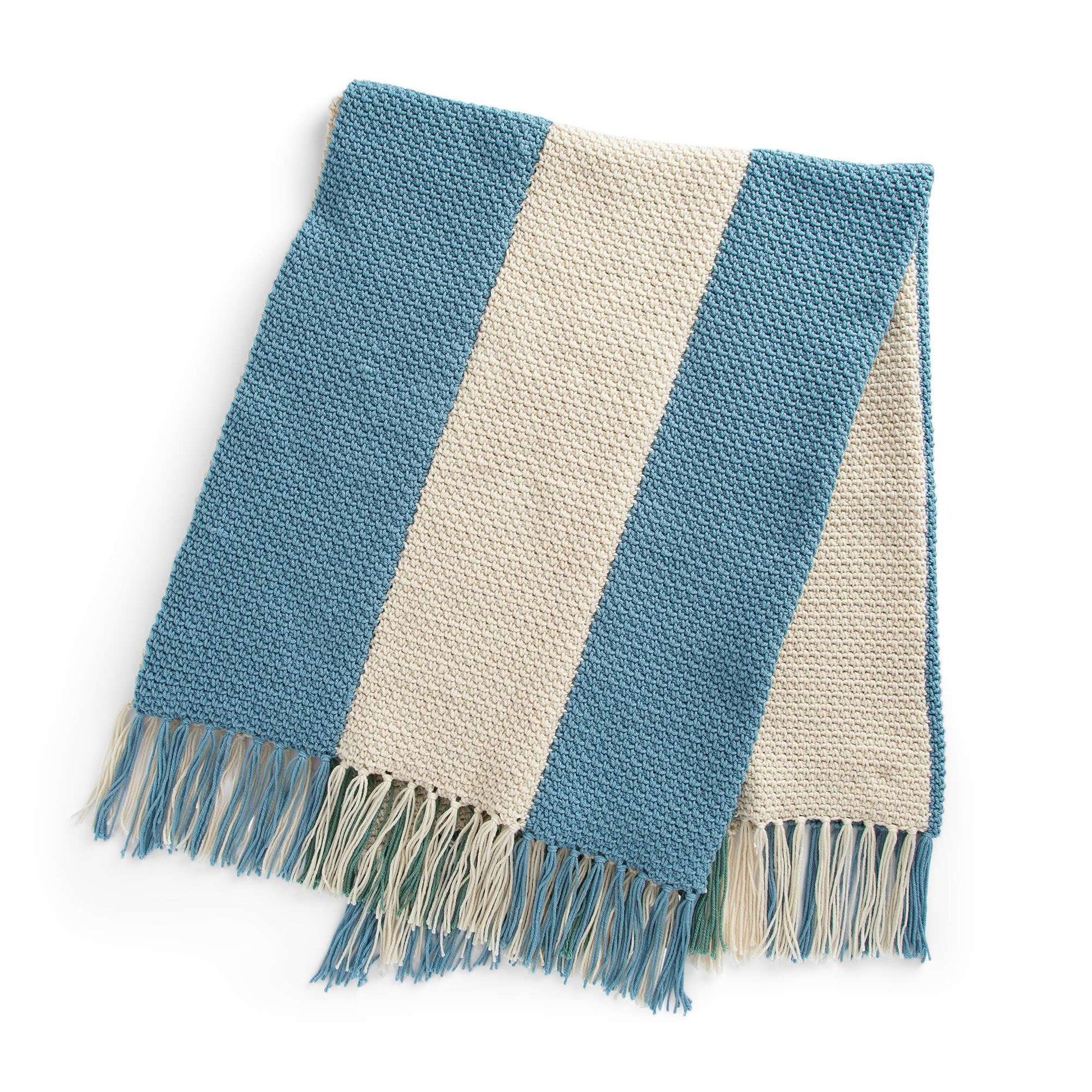 Caron Vertical Stripes Crochet Blanket Yarnspirations