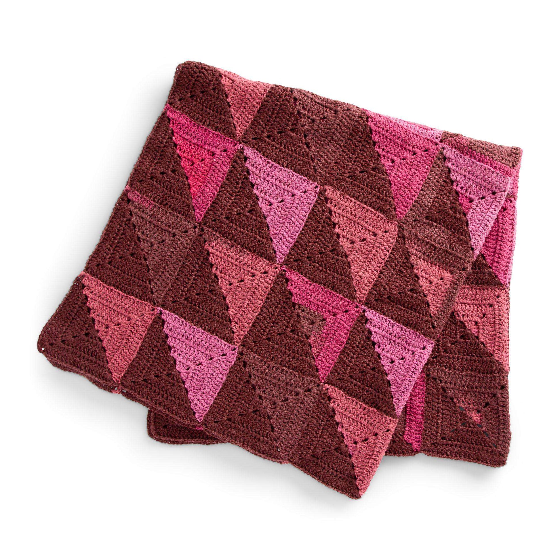 Free Caron Crochet Color Quilt Pattern