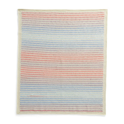 Caron Crochet Moss Stitch Ombré Blanket Single Size