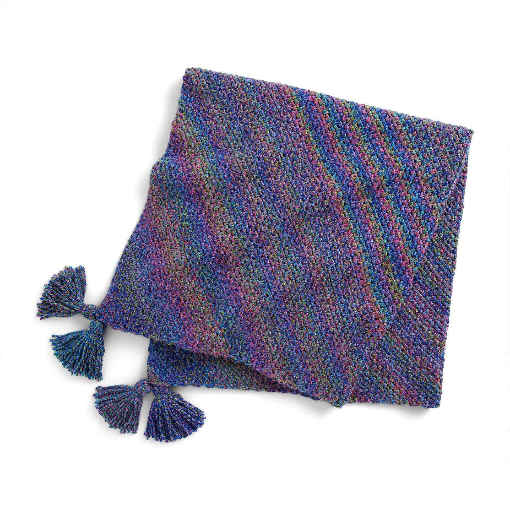 Free Caron Corner-to-Corner Crochet Blanket Pattern