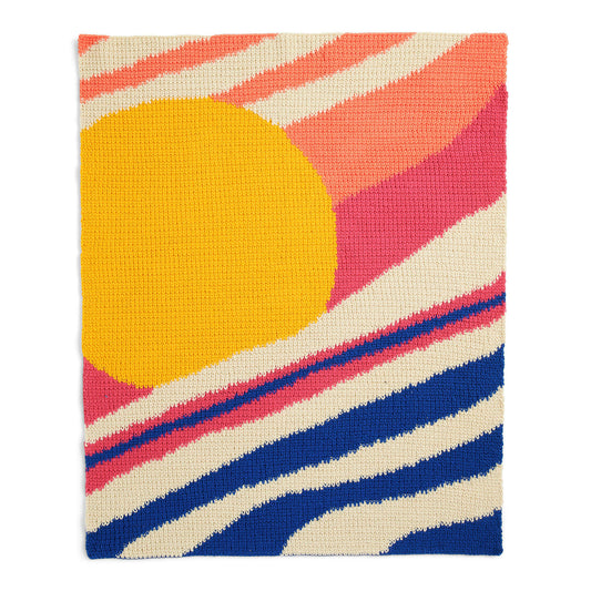 Crochet Blanket made in Caron One Pound yarn