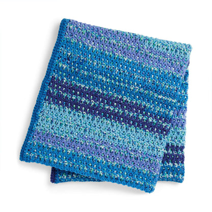 Caron Woven Look Crochet Blanket Single Size