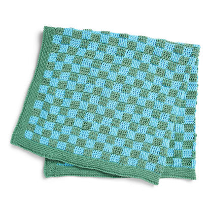 Caron Crochet Waterfall Stitch Blanket Single Size