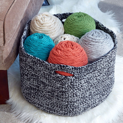 Caron Double Good Crochet Basket Single Size