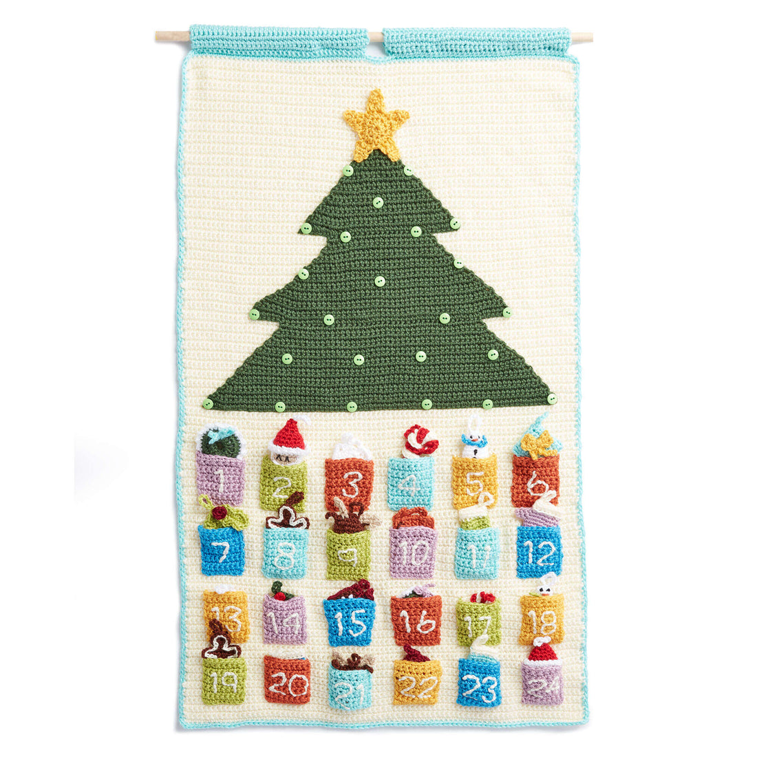 Free Caron Countdown to Christmas Advent Calendar Crochet Pattern