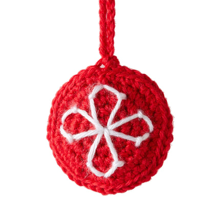 Caron Crochet North Star Ornament Burgundy