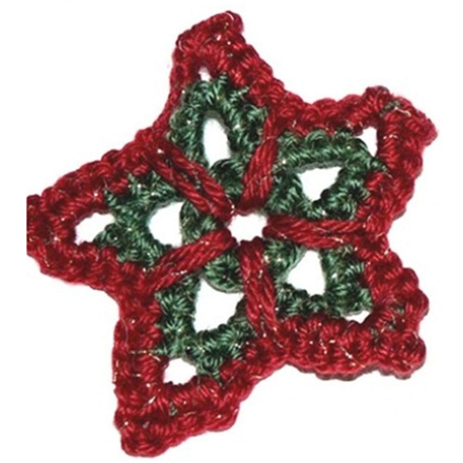 Free Caron Christmas Star Ornament Crochet Pattern