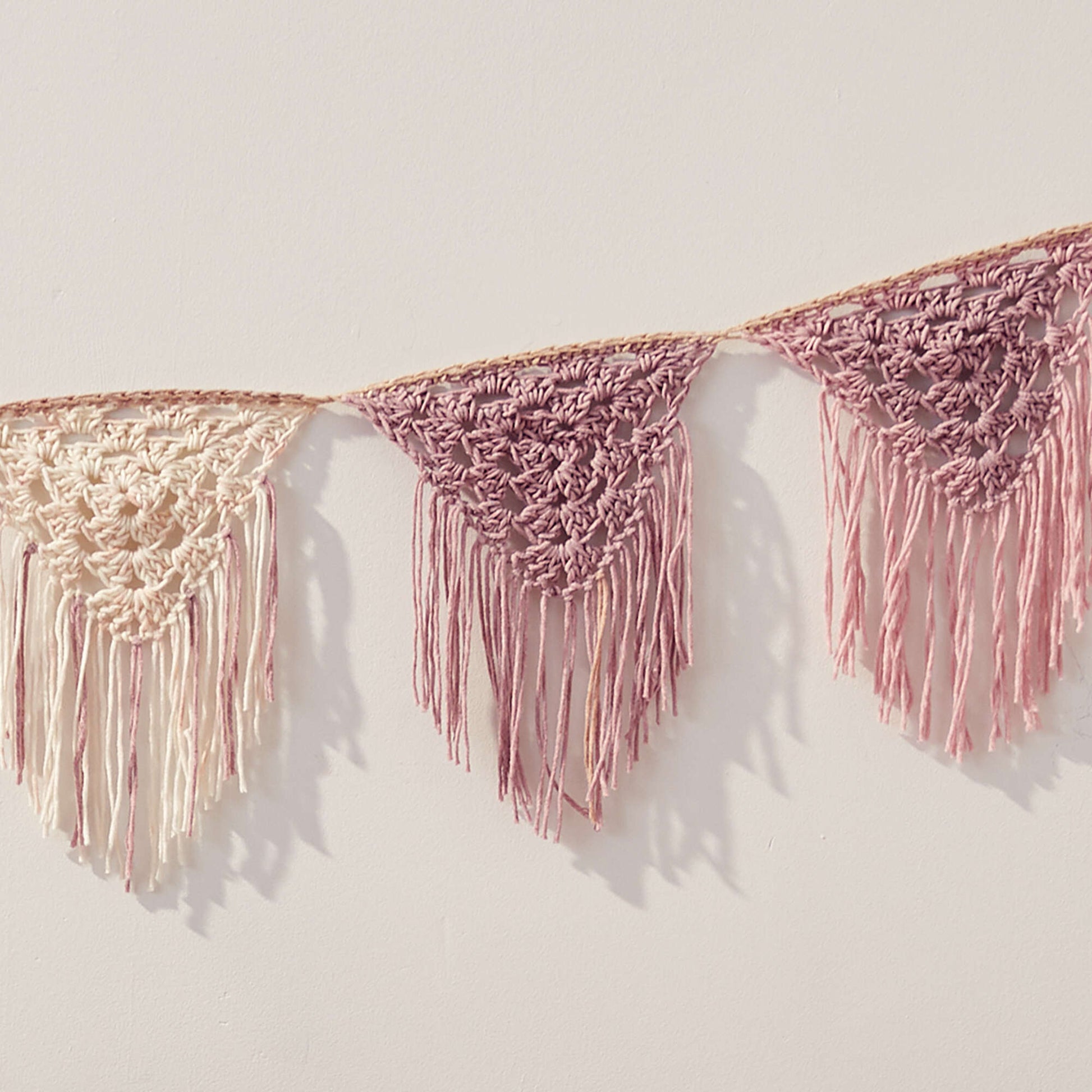 Caron Fringey Crochet Bunting