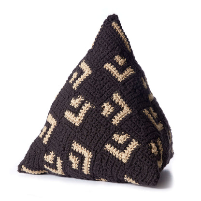 Caron Crochet Mosaic Pillow Single Size