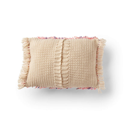 Caron Bias Loop Crochet Cushion Single Size