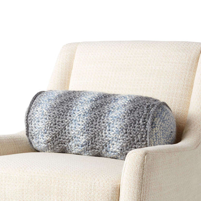 Caron Swirling Stripes Crochet Pillow Single Size