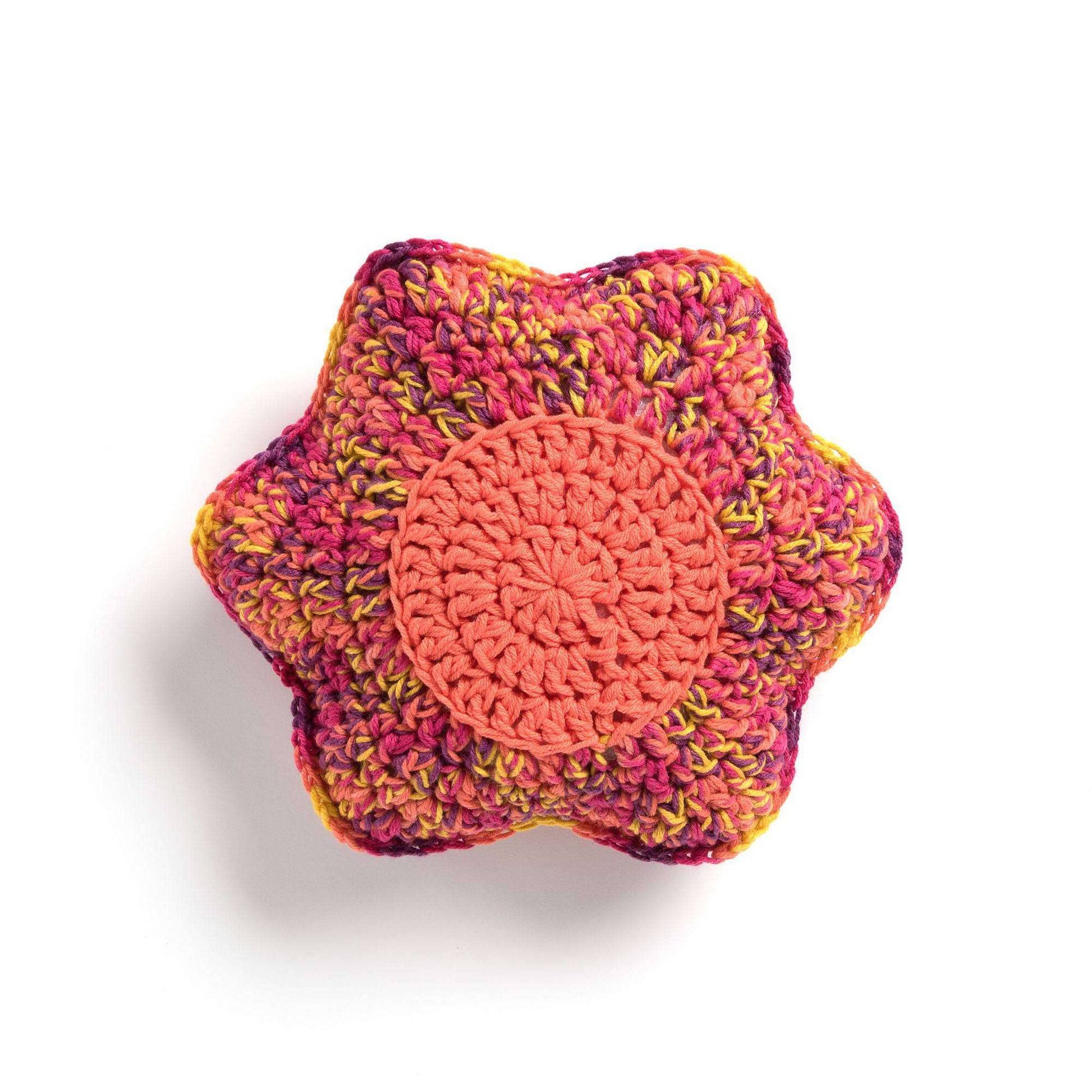 Free Caron Crochet Petal Pillows Pattern