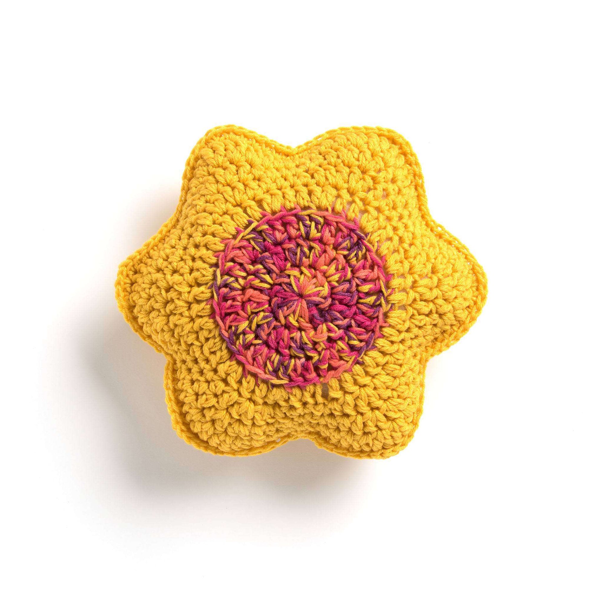 Free Caron Crochet Petal Pillows Pattern