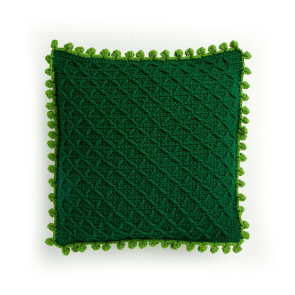 Caron Lattice Crochet Pillow Crochet Pillow made in Caron One Pound yarn