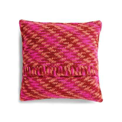 Caron Pooling As Planned Crochet Pillow Single Size