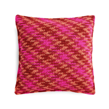 Caron Pooling As Planned Crochet Pillow Single Size