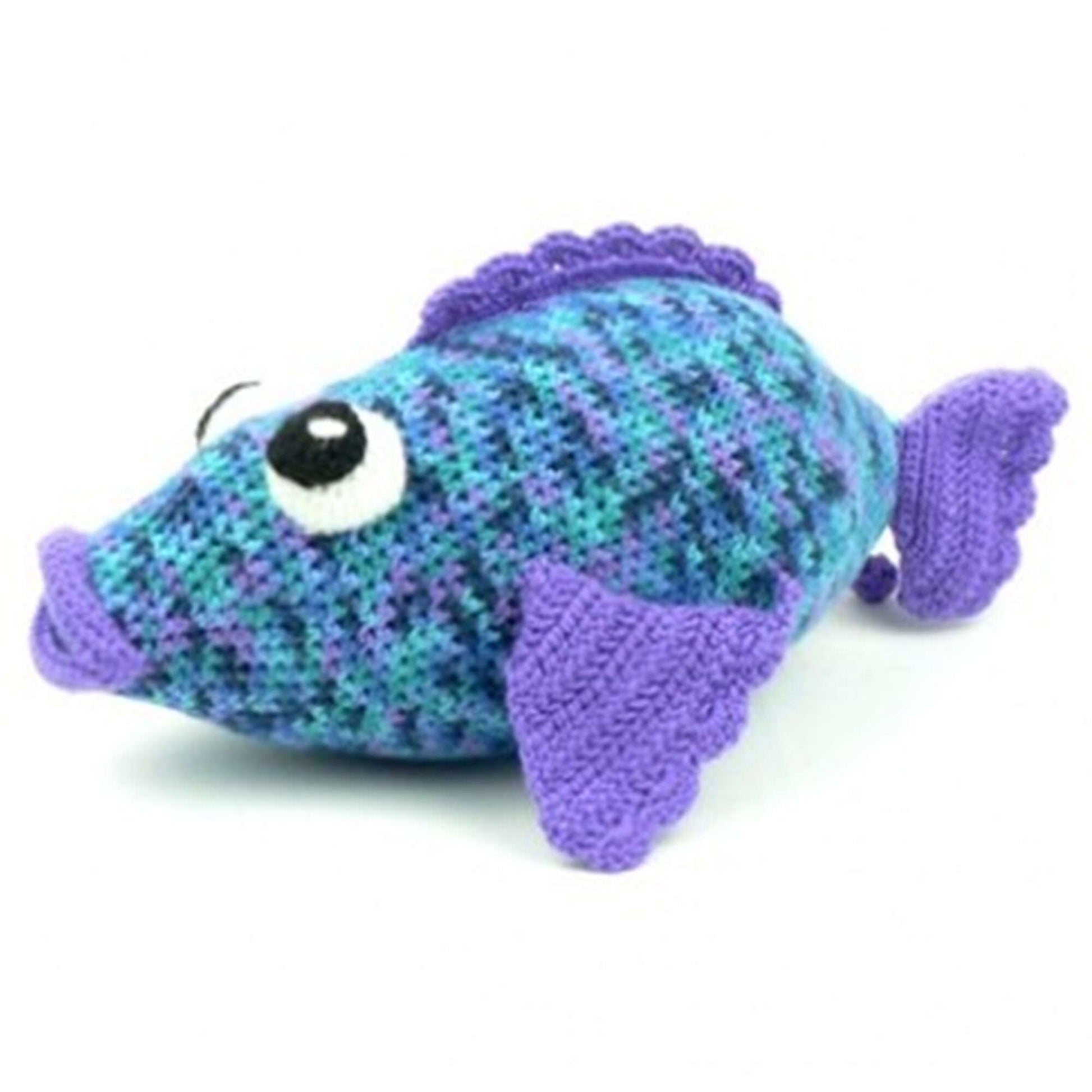 Free Caron Crochet Big Rainbow Fish Pattern