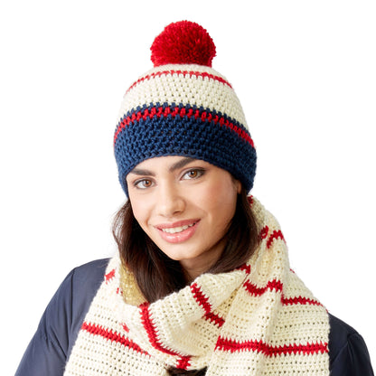 Caron Crochet Ready Set Go Cap Single Size