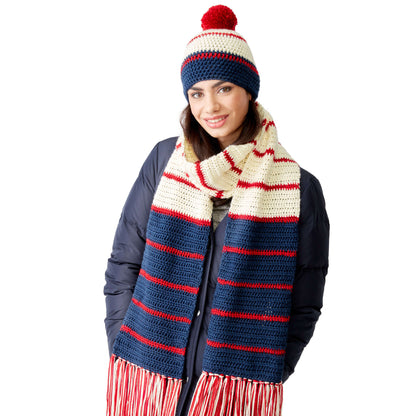 Caron Crochet Ready Set Go Scarf Single Size