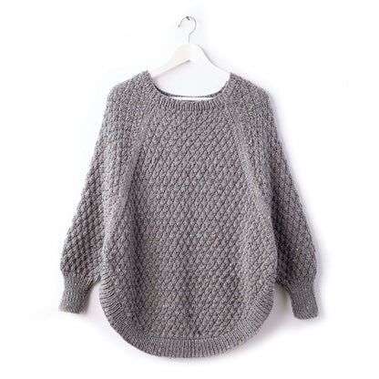 Caron Great Curves Knit Poncho L/XL