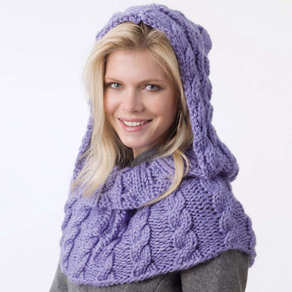Caron Knit Shoulder Hoodie Single Size