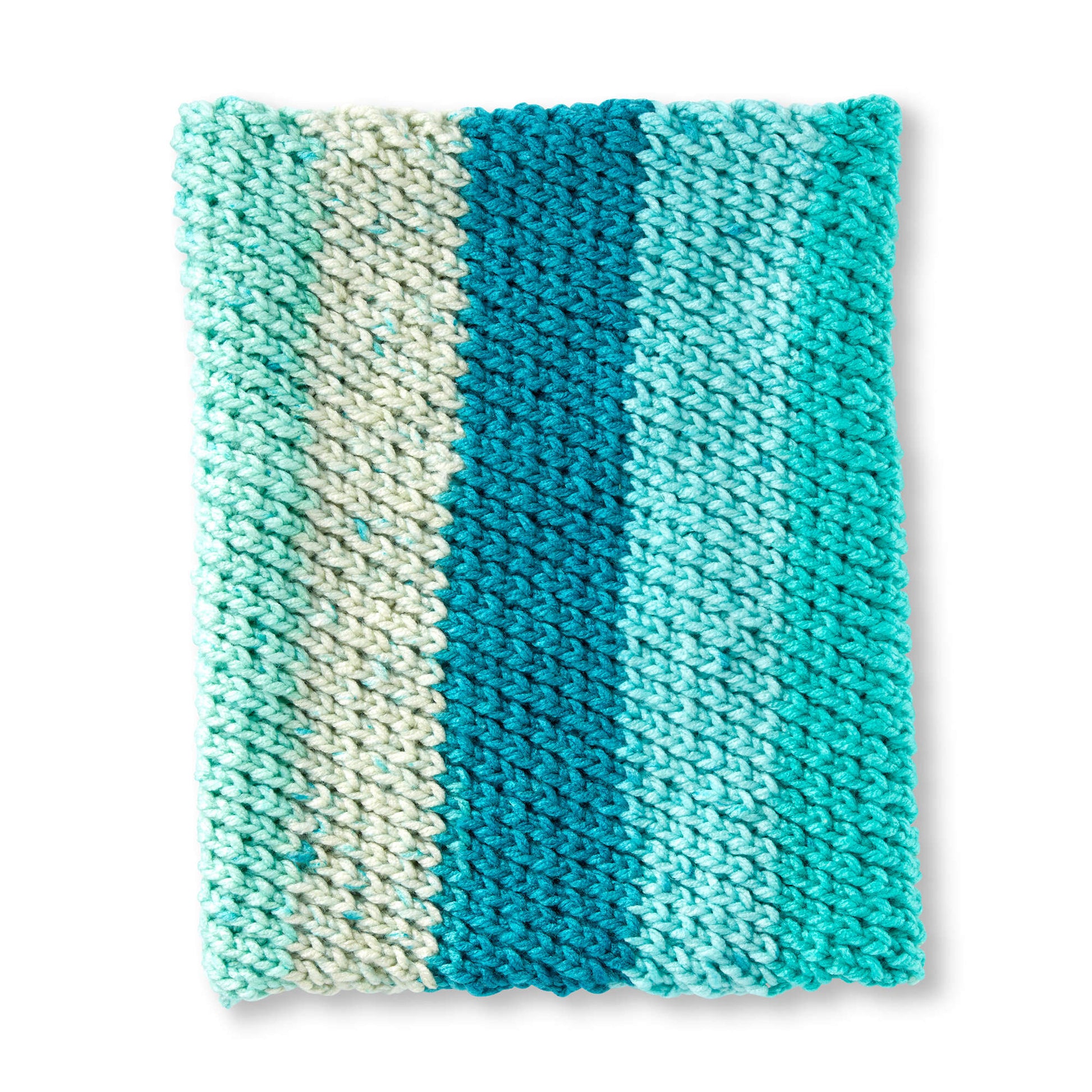 Free Caron Diagonal Stitch Knit Cowl Pattern