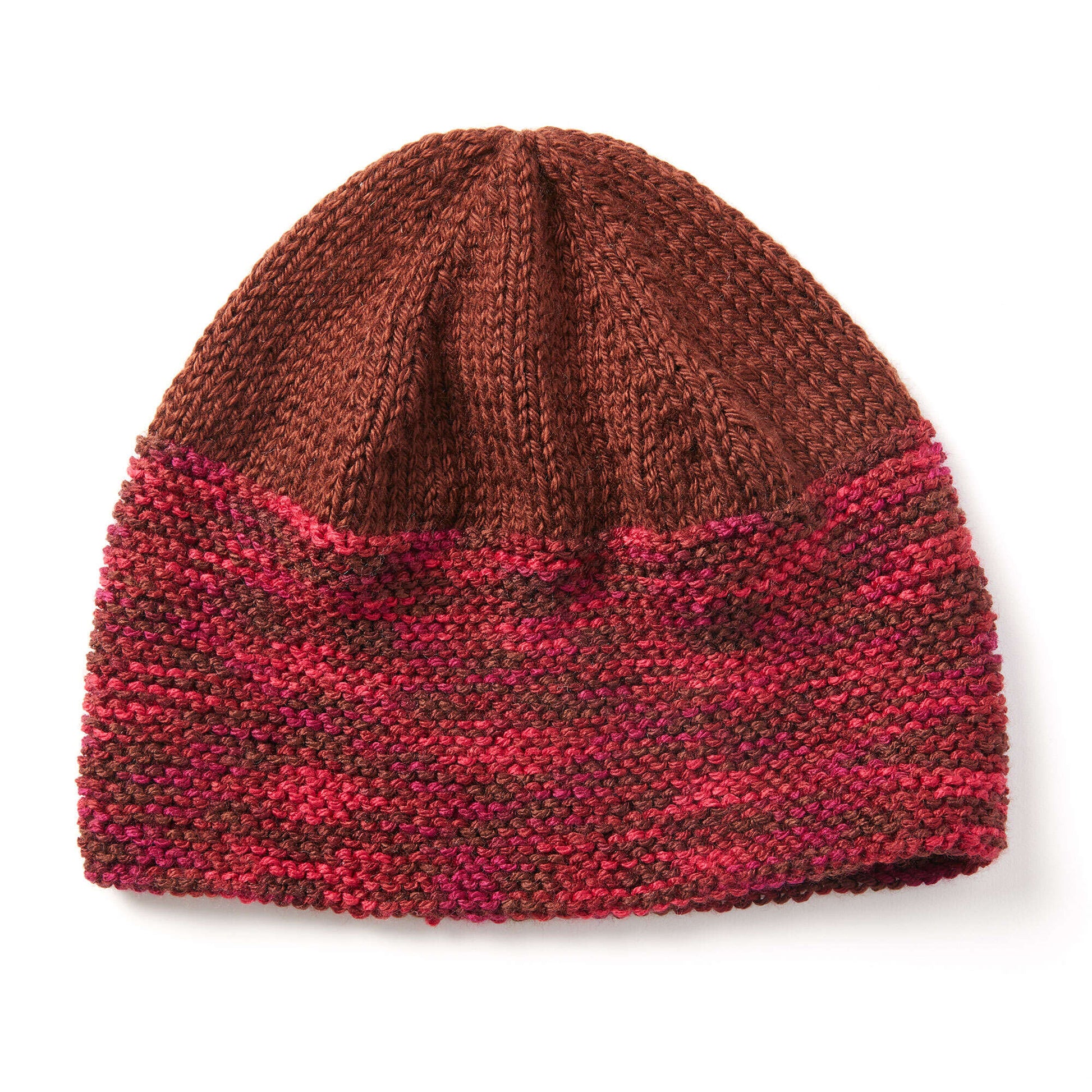 Free Caron Knit Great Beginnings Hat Pattern
