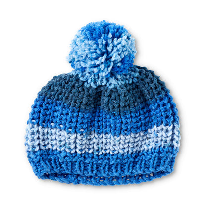 Caron Knit Rib Hat Single Size