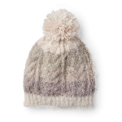 Caron Lucky Horseshoe Cable Knit Hat Single Size