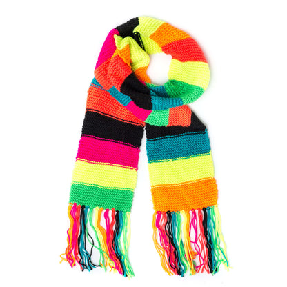 Caron Simple Stripes Knit Scarf Single Size