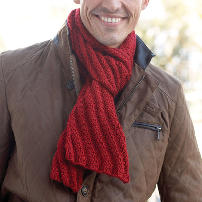 Caron Knit Steep Diagonal Scarf Single Size