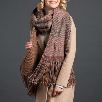 Caron Linen Stitch Knit Scarf Single Size