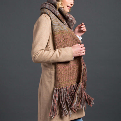 Caron Linen Stitch Knit Scarf Single Size