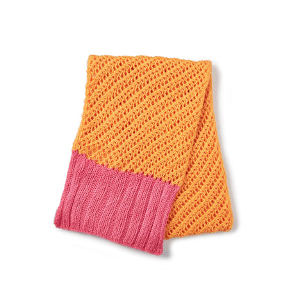 Caron Surprise Ending Knit Scarf Single Size
