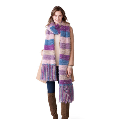 Caron Criss Cross Knit Scarf Single Size