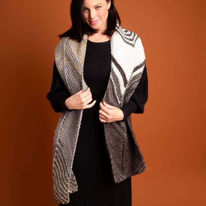 Caron Anniversary Cakes Stripes On The Go Knit scarf Single Size