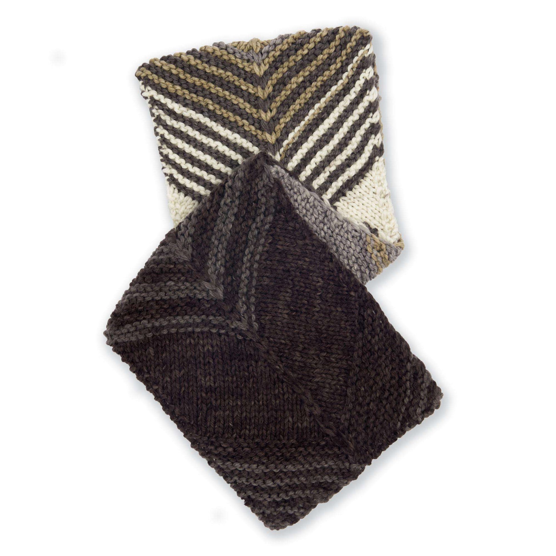 Free Caron Stripes On The Go Knit Scarf Pattern