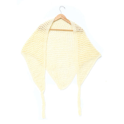 Caron Knit Triangular Shawl Single Size
