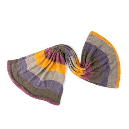 Caron Zig-Zag Knit Shawl Single Size