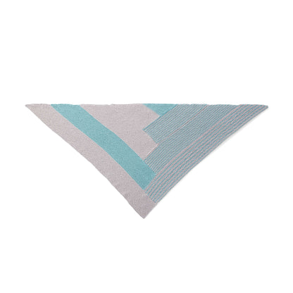 Caron Cakes Log Cabin Knit Shawl Single Size