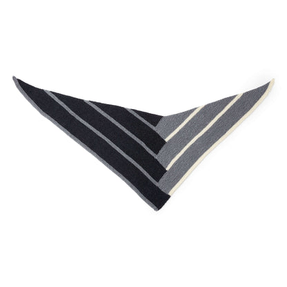 Caron Log Cabin Knit Shawl Single Size