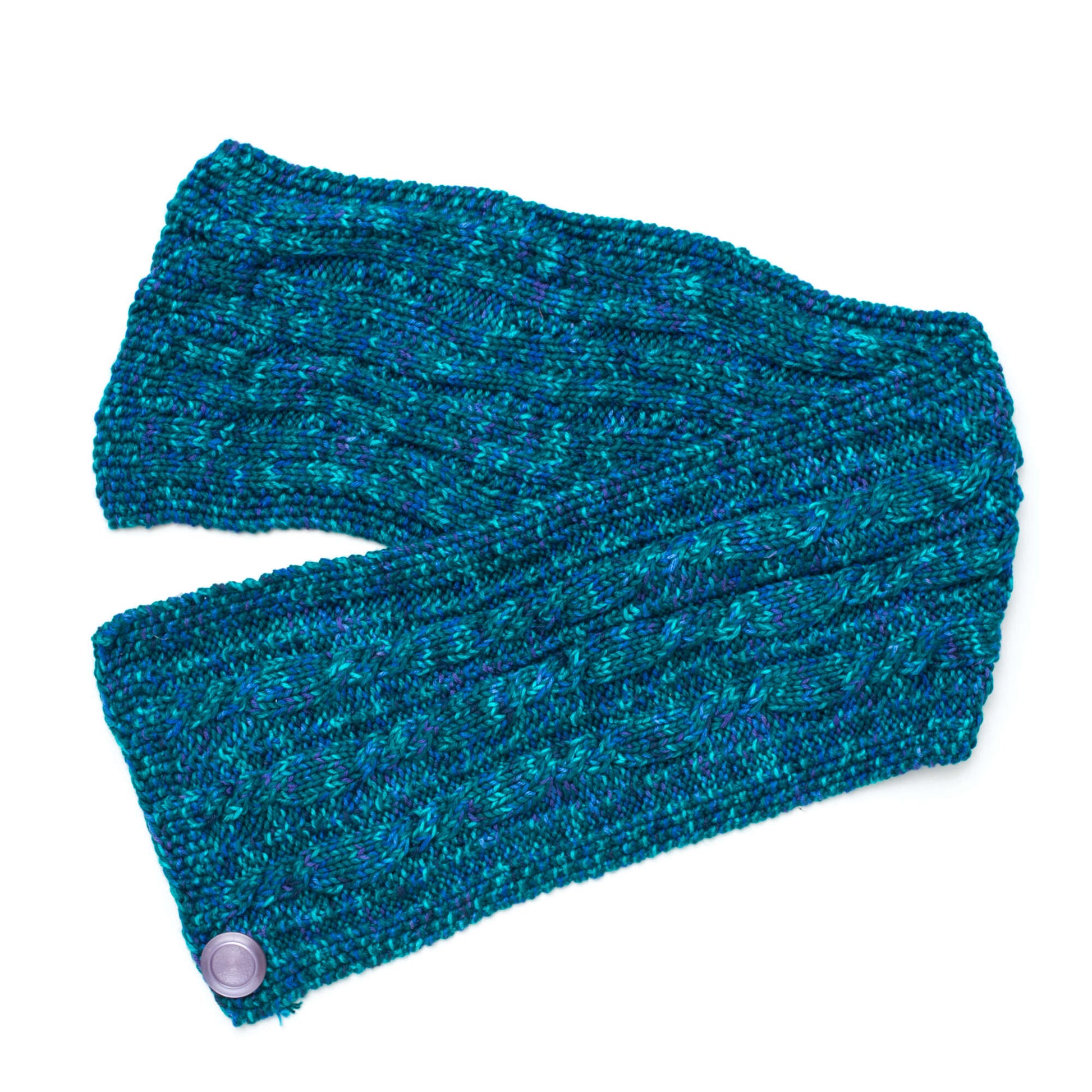 Free Caron Knit Oceanic Cables Wrap Pattern